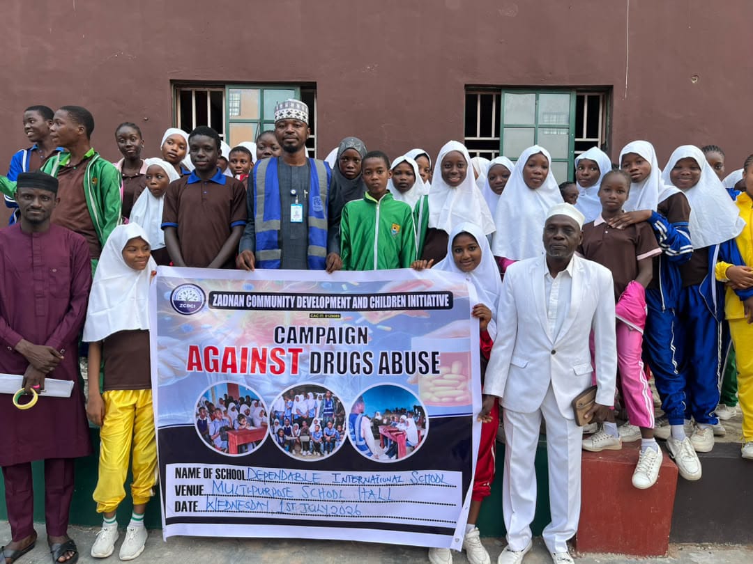 ZCDCI Campaign Against Drugs Abuse at Dependable International School